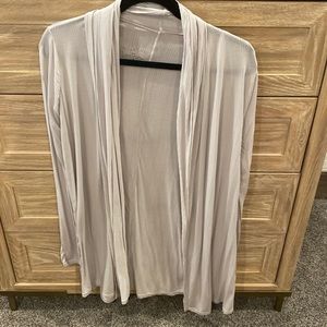 Negative underwear whipped mini second skin robe. Light gray, xs/s